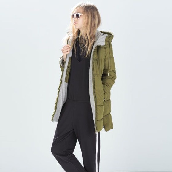 zara women puffer